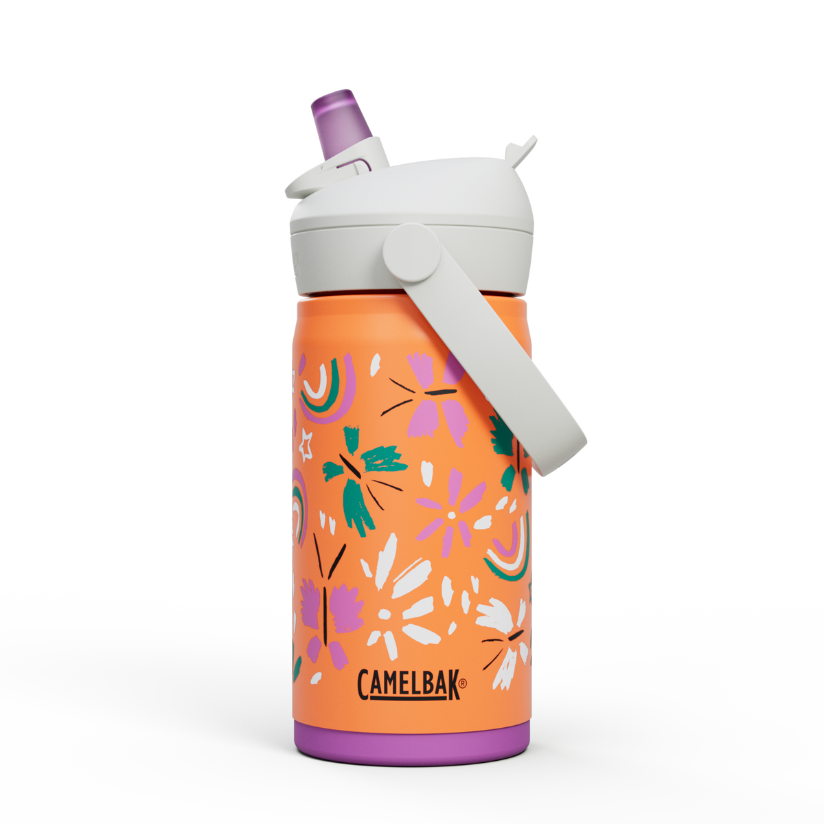 Thrive™ Flip Straw Kids 12oz Bottle, Insulated Stainless Steel H6