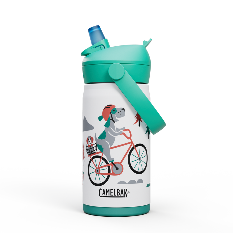 Thrive™ Flip Straw Kids 12oz Bottle, Insulated Stainless Steel N6